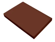 Prześcieradła - Greno Prześcieradło satynowe bez ściągacza Brąz - miniaturka - grafika 1