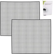 Moskitiery - Orion Moskitiera siatka na okno okienna owady komary 2x czarna 780614 - miniaturka - grafika 1