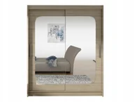 Szafy - Szafa Przesuwna do sypialni z Lustrem Pesto XII - miniaturka - grafika 1