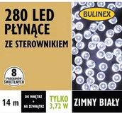 Oświetlenie świąteczne - Bulinex Lampki 280LED biały zimny 14 m 13-822 - miniaturka - grafika 1