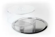 Szafy i witryny chłodnicze - APS Taca do serwowania z pokrywą o średnicy 380 mm i wysokości 130 mm | Finesse 13385 - miniaturka - grafika 1