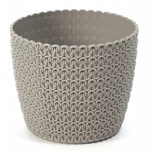 LAMELA Osłonka Magnolia Jersey 11 CM Taupe - Donice - miniaturka - grafika 2