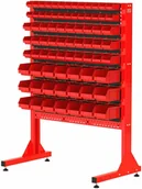 Pozostałe wyposażenie warsztatu - Fastservice ST 110-14-P123 Stojak Narzędziowy w zestawie z listwami oraz pojemnikami - miniaturka - grafika 1