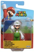 Figurki dla dzieci - Jakks Pacific Super Mario. Figurka 6.5 cm z elementami ruchomymi - Ognisty Luigi - miniaturka - grafika 1