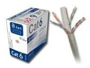 A-LAN Kabel UTP drut 4x2 kat 6 wew 305m PVC KIU6PVC305 - Kable miedziane - miniaturka - grafika 4