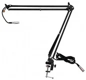 Statywy i uchwyty do lamp - Omnitronic OMNITRONIC Stołowe ramię mikrofonu TMA-1N 60006009 - miniaturka - grafika 1