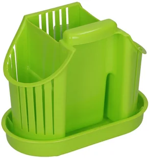 Ociekacz Na Sztućce 3 Komory Czerwony Suszarka - Suszarki do naczyń - miniaturka - grafika 8