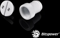 Chłodzenie wodne - Bitspower Mocowanie 1/4 do ID 13mm Wtyczka - biały (BP-DWWP-C31) - miniaturka - grafika 1
