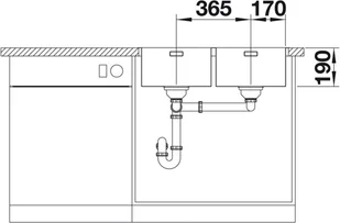 Blanco Andano 340/340-IF 522981 - Zlewozmywaki - miniaturka - grafika 5
