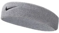 Pozostały sprzęt i akcesoria do ćwiczeń - Nike 9381/3 Swoosh Headbands opaska na czoło biała/czarna, szary, jeden rozmiar N.NN.07.051.OS - miniaturka - grafika 1