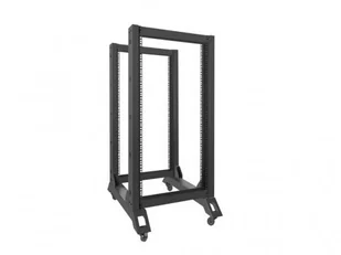 Lanberg Szafa open rack 19 22U 600x800mm czarna OR01-6822-B - Szafy rack - miniaturka - grafika 3
