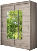 Szafy - Szafa przesuwna Pesto III 150 - szafa do sypialni - miniaturka - grafika 1