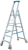 Drabiny - Krause 996 99674613 Drabina wolnostojąca Stabilo 1x4 z kołami 2,95m 74613-uniw - miniaturka - grafika 1