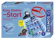 Mały naukowiec - Kosmos 620547 Easy Elektro start, napięte obwody elektryczne z silnikiem i miernikiem, skrzynka eksperymentująca do elektrotechniki - miniaturka - grafika 1