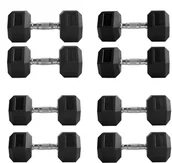 Hantle i ciężarki - THORN+FIT Zestaw hantli HEX 2 x 12,5 20 kg THORN+FIT - miniaturka - grafika 1