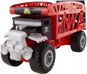 Samochody i pojazdy dla dzieci - Mattel Monster Trucks Transporter Na 12 Autek - miniaturka - grafika 1