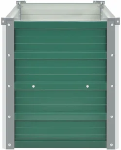 vidaXL Donica ogrodowa z galwanizowanej stali, 160x40x45 cm, zielona - Donice - miniaturka - grafika 4