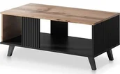 Ławy i stoliki kawowe - Halmar Stolik kawowy RANDOM LAW-1 dąb wotan + czarny  V-PL-RANDOM-LAW-1 - miniaturka - grafika 1