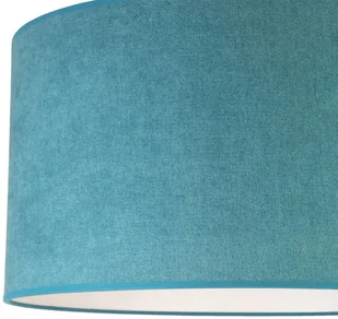 Euluna Lampa wisząca Bristol, tkany wzór, turkusowa - Lampy sufitowe - miniaturka - grafika 3