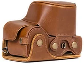 Akcesoria fotograficzne - MegaGear megagear "zawsze gotowa" Sony skórzana torba na aparat  łatwy w instalacji, statyw i pracy w firmie obwodowej akcesoria  kompatybilny z SONY Alpha A6500 |16  50 MM |  , brązowy MG1232 - miniaturka - grafika 1