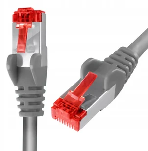 Kabel Lan Cat 6 S/ftp AWG27 Lszh szary 3m - Patchcordy - miniaturka - grafika 2