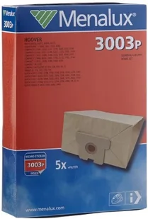 Menalux 3003 P, 5 worków do odkurzacza, papier, pasuje do Hoover 900196189 - Worki do odkurzaczy - miniaturka - grafika 2