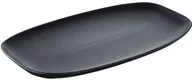 Talerze - Revol Talerz prostokątny Club, 36x21 cm, czarny - miniaturka - grafika 1