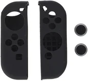 Akcesoria do Nintendo - SUBSONIC górnoprzepustowe sa5431 Nintendo Switch silikonowy pokrowiec ochronny do Appel Joy-CON Czarny SA5431 - miniaturka - grafika 1