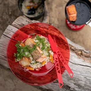 Primus Talerz turystyczny CampFire Lightweight - barn red 740831 - Kuchnia turystyczne i akcesoria - miniaturka - grafika 5