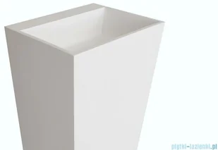 Besco Vera umywalka wolnostojąca 50x42x85cm czarny połysk VERA-UMYC | - Umywalki - miniaturka - grafika 5