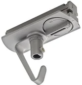 Lampy pozostałe - SLV Adapter do szyny 1-fazowy wysokiego napięcia, elektryczny z hakiem, srebrny 143172 143172 - miniaturka - grafika 1
