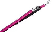Smycze dla psów - Nobby smycz dla psów - Soft Grip, długość 200 cm, fuksja-czarny - miniaturka - grafika 1