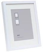 Ramki na zdjęcia - Deknudt 877233 ramka ścienna ramka s223 K1 z passe-partout 13 x 18 cm, drewno, biały 877233 - miniaturka - grafika 1