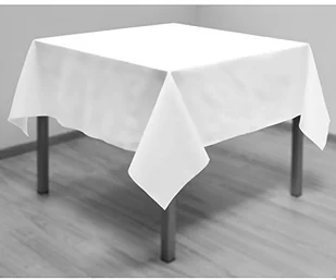 Soleil d'ocre Obrus z ochroną przed plamami kwadratowy 180 x 180 cm ALIX biały 814237 - Akcesoria i części do maszyn do szycia - miniaturka - grafika 2