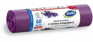 Stella Worki na śmieci Pack 60L lawendowe 10szt - Worki na śmieci - miniaturka - grafika 2