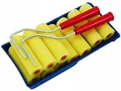 Pędzle i wałki - Zestaw Wałków Malarskich 10 sztuk + kuweta - miniaturka - grafika 1