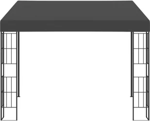 vidaXL Altana przyścienna, 3x3 m, antracytowa, tkanina 47990 - Altany ogrodowe - miniaturka - grafika 2