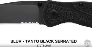 Kershaw Nóż składany Blur Tanto 1670TBLKST 522-035 - Noże - miniaturka - grafika 4