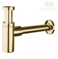 Syfony - Oltens Oltens Hervik syfon umywalkowy mosiężny okrągły złoty 02600800 - miniaturka - grafika 1