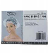 Pozostałe akcesoria do kąpieli i SPA - Czepek Foliowy Z Gumką 100 Sztuk! - miniaturka - grafika 1