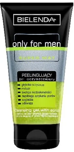 Bielenda Only For Men Super Mat M) peelingująco-oczyszczający żel pod prysznic 150ml - Żele pod prysznic dla mężczyzn - miniaturka - grafika 2