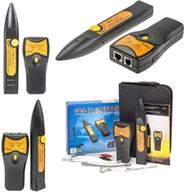 Narzędzia sieciowe - Szukacz par przewodów + tester RJ45 + adaptery - miniaturka - grafika 1