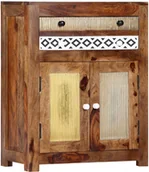 Szafki do salonu - Szafka boczna, 60 x 30 x 75 cm, lite drewno sheesham - miniaturka - grafika 1