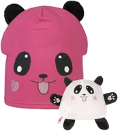Czapki dla dzieci - Czapka Dziecieca Pepa the Panda, intensywny róż, One Size - miniaturka - grafika 1
