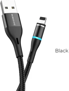 Kabel magnetyczny iPhone Lightning 2.4A 1.2m Led - Kable USB Kabel magnetyczny iPhone Lightning 2.4A 1.2m Led - Kable USB - miniaturka - grafika 2