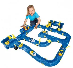 BIG Tor wodny Amsterdam Kanały, Śluzy, Statki - Oficjalny Partner Smoby 55112 - Zabawki do kąpieli - miniaturka - grafika 3