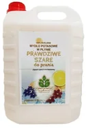 Mydła - Mydlarnia Mydło potasowe Prawdziwe szare do prania w płynie zapach cytrynowo-kwaitowy 5l Powrót do natury 5907078150369 - miniaturka - grafika 1