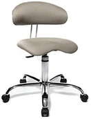 Taborety i hokery - Topstar Stołek-Fitness Sitness 40 z oparciem ST290W53 - miniaturka - grafika 1