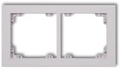 Klawisze i ramki - Karlik Deco liliowy ramka 2-krotna 41DR-2 41DR-2 - miniaturka - grafika 1