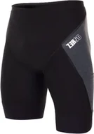 Bielizna sportowa męska - ZEROD spodenki triathlonowe ELITE SHORTS czarno-szare - miniaturka - grafika 1